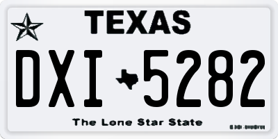 TX license plate DXI5282