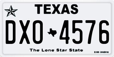 TX license plate DXO4576