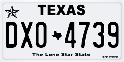 TX license plate DXO4739