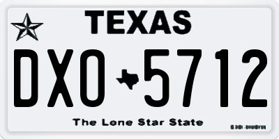TX license plate DXO5712