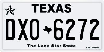 TX license plate DXO6272