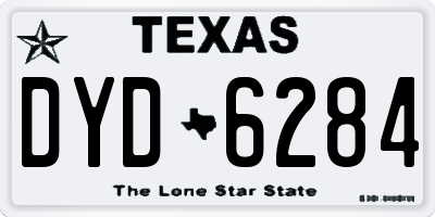 TX license plate DYD6284