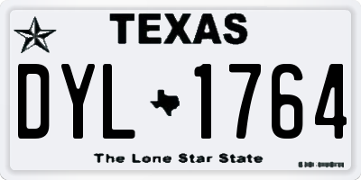 TX license plate DYL1764