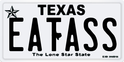 TX license plate EATASS