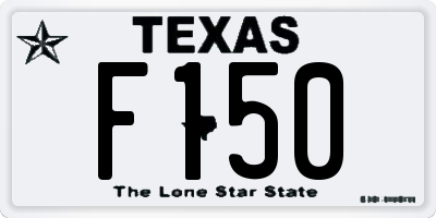 TX license plate F150