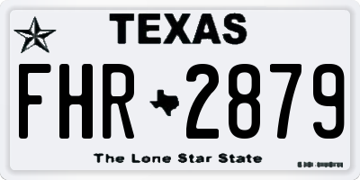 TX license plate FHR2879