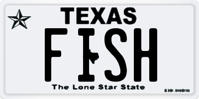 TX license plate FISH