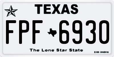 TX license plate FPF6930