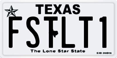 TX license plate FSTLT1