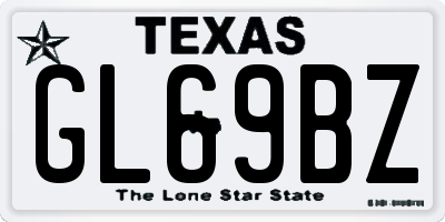 TX license plate GL69BZ