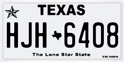 TX license plate HJH6408