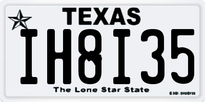 TX license plate IH8I35