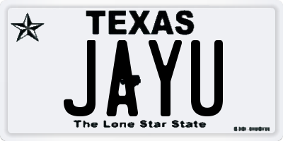 TX license plate JAYU