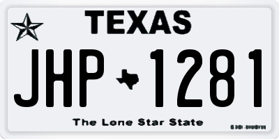 TX license plate JHP1281