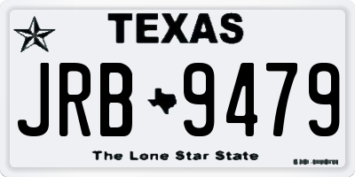 TX license plate JRB9479