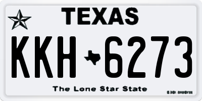 TX license plate KKH6273