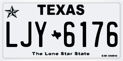 TX license plate LJY6176