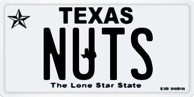 TX license plate NUTS