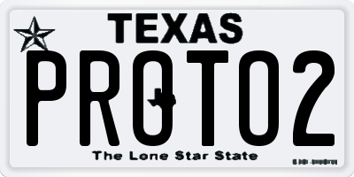 TX license plate PROTO2