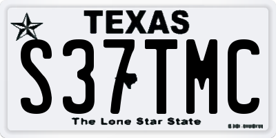 TX license plate S37TMC