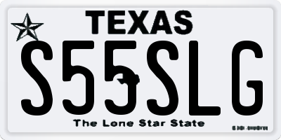 TX license plate S55SLG