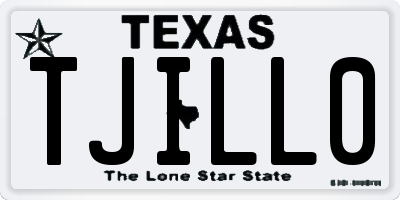 TX license plate TJILL0