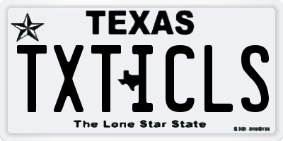 TX license plate TXTICLS