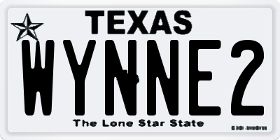 TX license plate WYNNE2