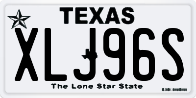 TX license plate XLJ96S