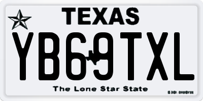 TX license plate YB69TXL