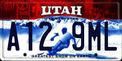 UT license plate A129ML