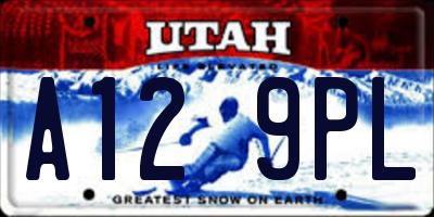UT license plate A129PL