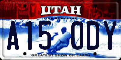 UT license plate A150DY