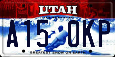 UT license plate A150KP