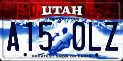 UT license plate A150LZ