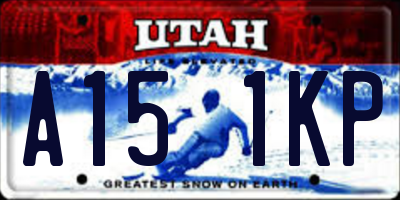 UT license plate A151KP