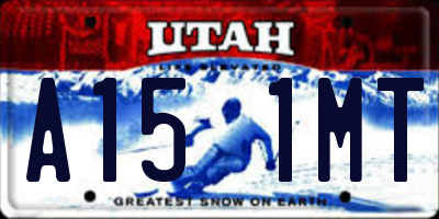 UT license plate A151MT