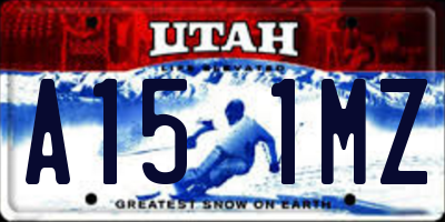 UT license plate A151MZ