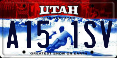 UT license plate A151SV