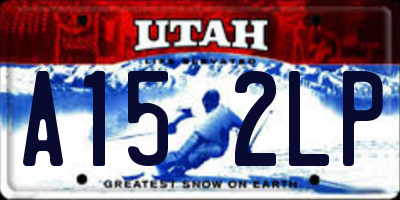 UT license plate A152LP
