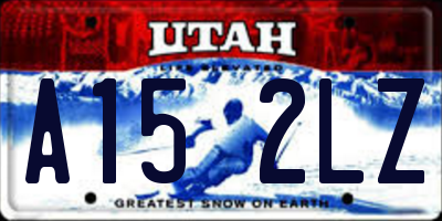 UT license plate A152LZ