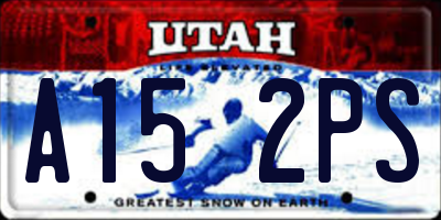 UT license plate A152PS