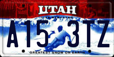 UT license plate A153TZ