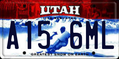 UT license plate A156ML