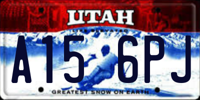 UT license plate A156PJ