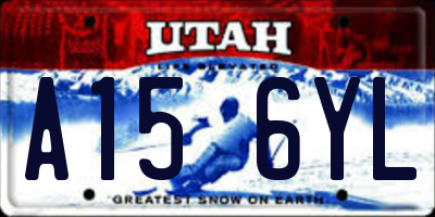 UT license plate A156YL