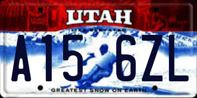 UT license plate A156ZL