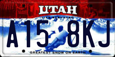 UT license plate A158KJ