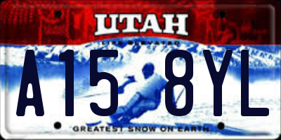 UT license plate A158YL