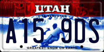 UT license plate A159DS